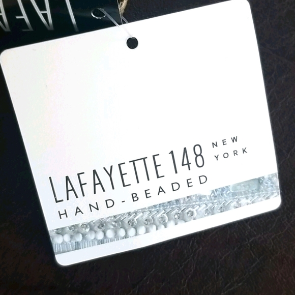 COPY - Lafayette 148 NY Beaded Tank size 4. 100% silk - Picture 4 of 14